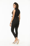 🖤 Noir Essence Sleeveless Belted Jumpsuit