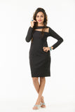 🖤 Midnight Sheer Charm Bodycon Dress Collection