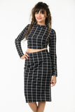 🖤 Urban Grid Luxe Two-Piece Co-ord Set Collection