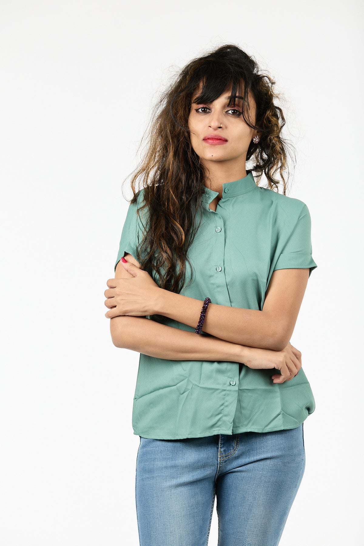 🌸 7ish Heavy Georgette Designer Tops